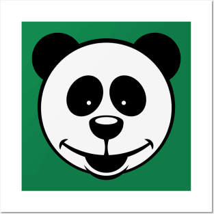 Panda Bear (Smiling / 2C) Posters and Art